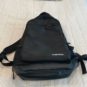 Black Flag nor Fail “bro bag” backpack with special pocket for clothes or shoes